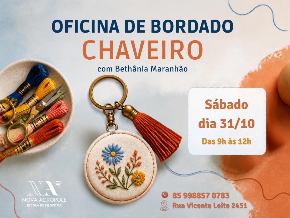 Oficina de Bordado - Chaveiro
